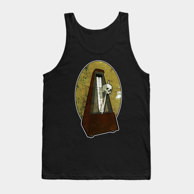 SKULL METRONOME Tank Top by RyanJGillDesigns